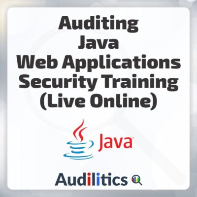 Auditing Java Web Applications Security Training - Audilitics