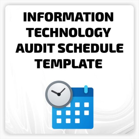 Information Technology IT Audit Schedule Template - Audilitics