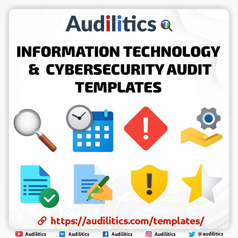 Audit Templates – Information Technology and Cybersecurity | Audilitics